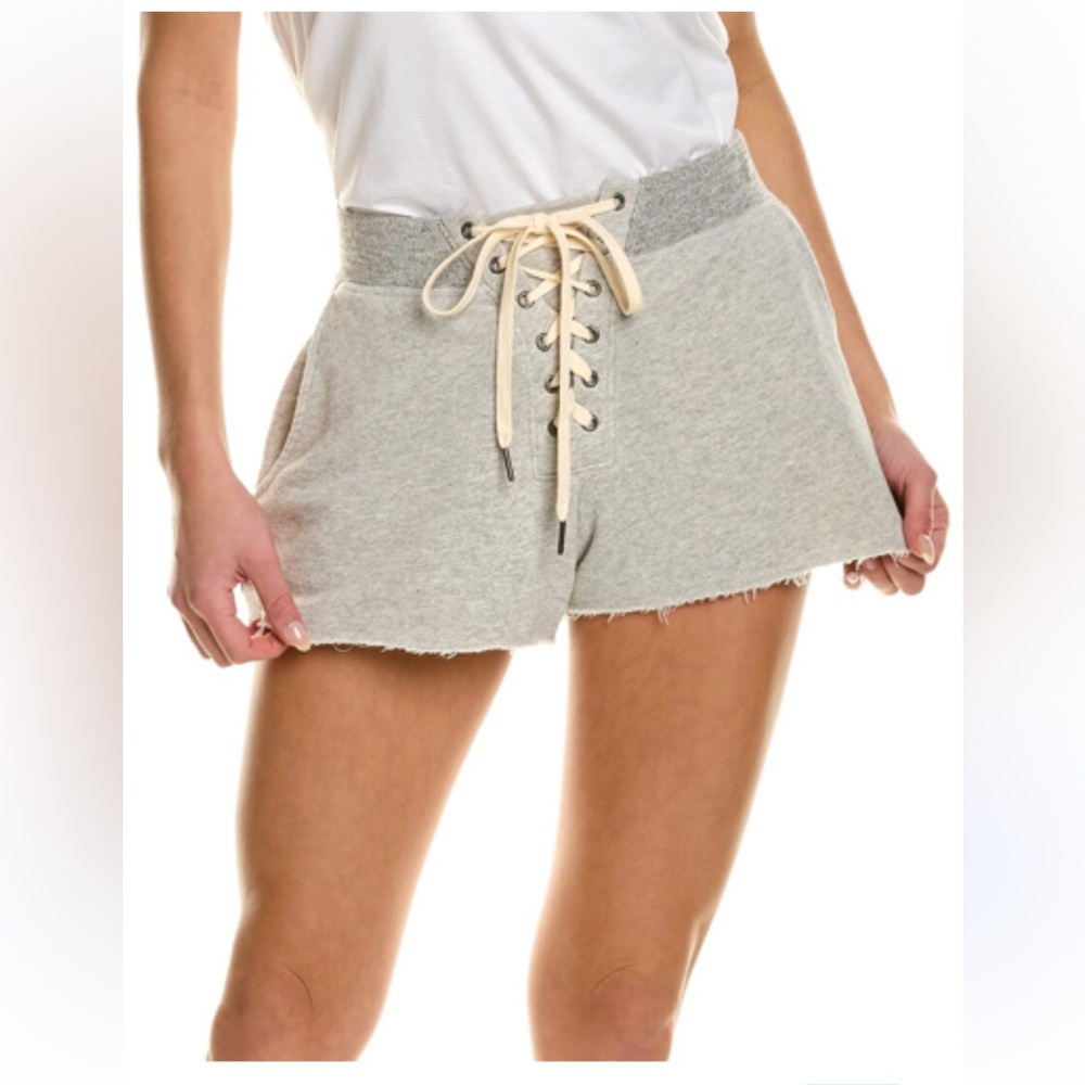 NWT n: philanthropy Lester‎ Lace Up Shorts in Heather Grey Size XS